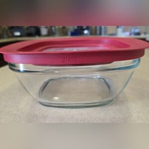 Rubbermaid Glass Food Storage Container 8 Cups 7N811 USA DISCONTINUED